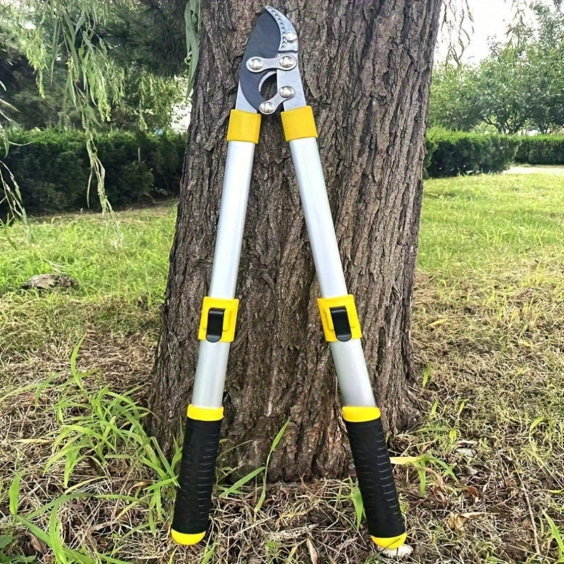 TEMU Elbow Thick Branches Shears Garden Gardening Tools Fruit Branch Shears Aluminum Alloy Telescopic Pruning Shears