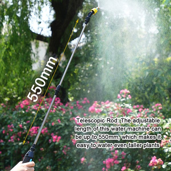 Electric Sprays Machine Portable Automatic Electric Misters Practical Home Plants Watering Sprayer Adjustable Water Column
