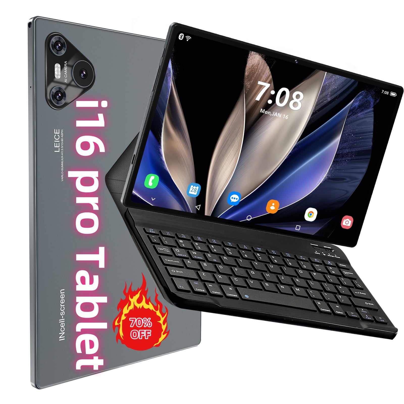 2025 New 16 Pro Tablet All-in-one Business Gaming Tablet 10.1 Inch 16+1TB Android 8.1