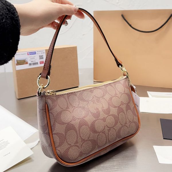 Co Bag Crossbody Designer Bag Luxury Bag Swinger Women Axillary Bag Handbag Purse Genuine Leather 2 Straps Old Flower Top Quality Flap Distr