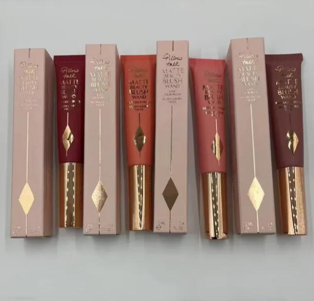 4 Colors Face Blush Pillow Talk MATTE BEAUTY BLUSH WAND EASY Liquid BLUSH PEACH POP DREAM POP PINK POP PILLOW TALK Face Blusher 12ml