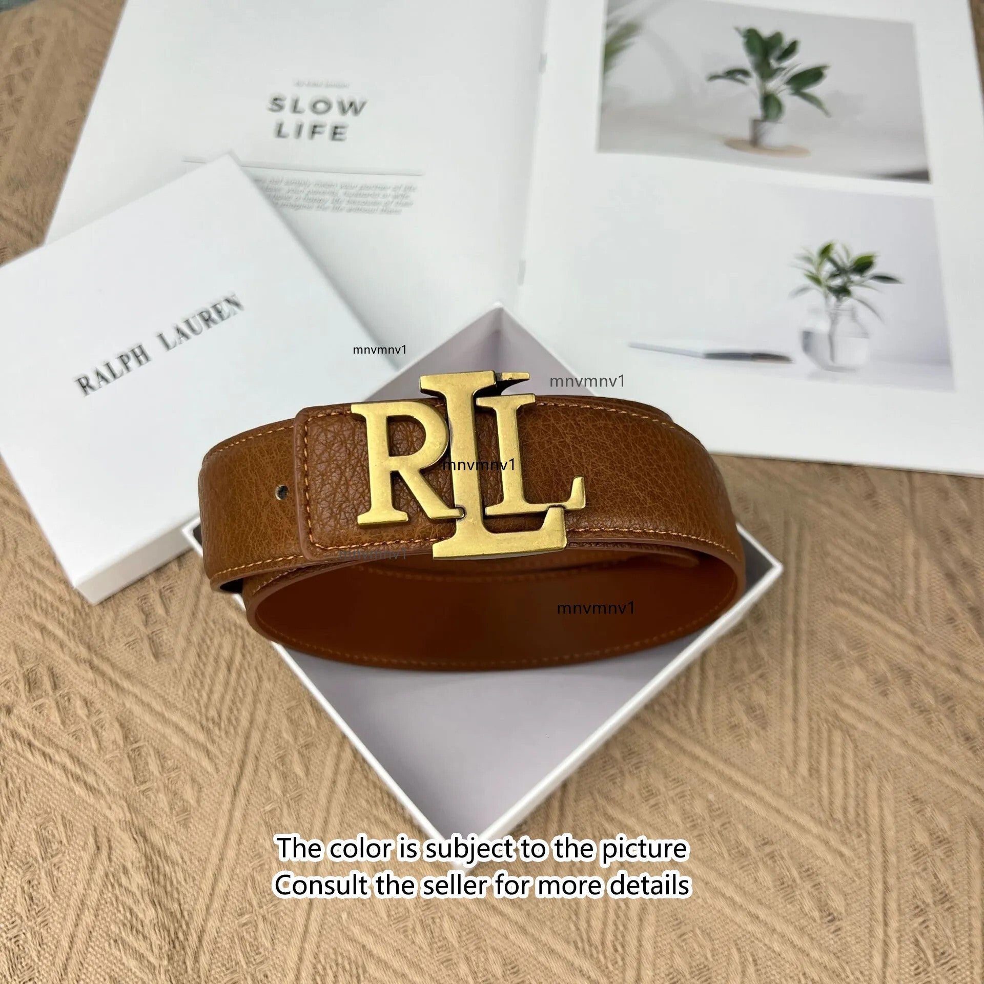 Designer belt womens fashion belt letter RLL belt metal buckle mens belt luxury classic casual belt LaurenRalph width 2.5 inside length adjustable N