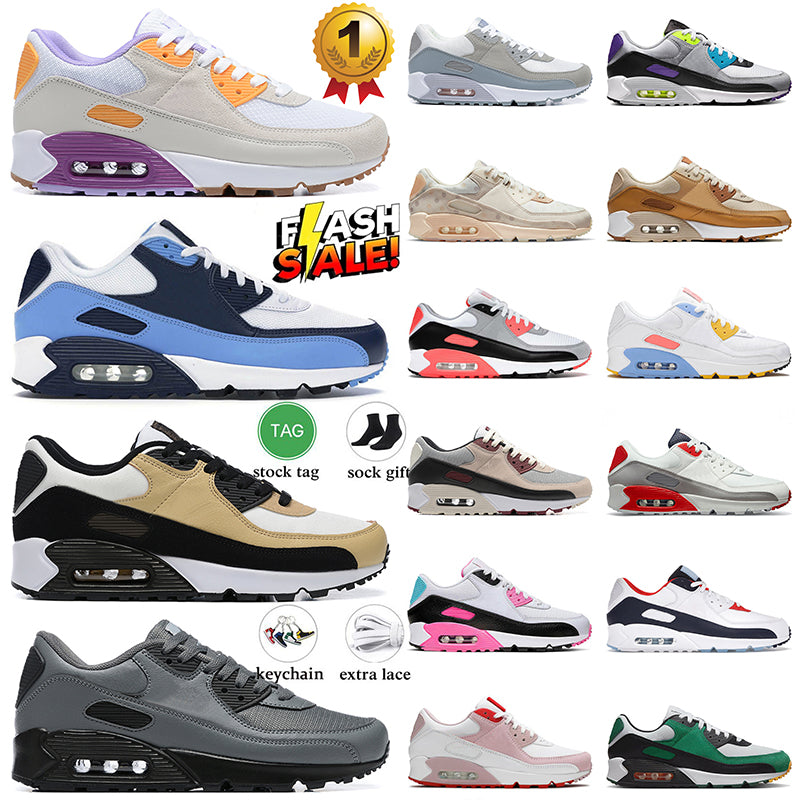 OG 90 90s Running shoes Outdoors For Men Womens Trainers Wolf Grey What The Infrared Shimmer Polka Swingman Tennis Sneakers Loafers Chaussures Dhgat