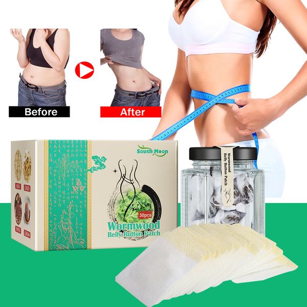 US Stock South Moon Herbal Abdomen Fat Burning Patches for Safe and Efficient Weight Management