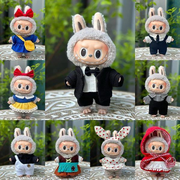 Spot handmade 17 cm cute mini doll clothing accessories doll cotton doll suitable for dolls not included 240824