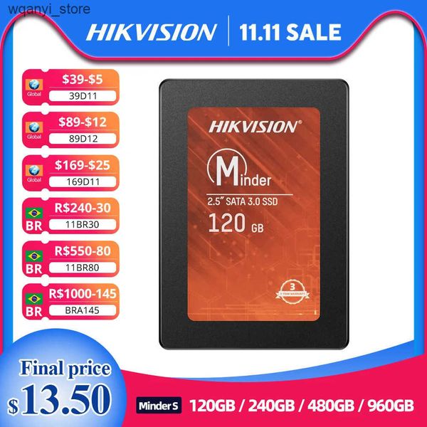 Hard Drives HIKVISION 2.5 Inch ssd sata USB SSD 1tb 2tb 512gb nvme m2 Internal Solid State Drive for Desktop PC Laptop Computer notebook L24