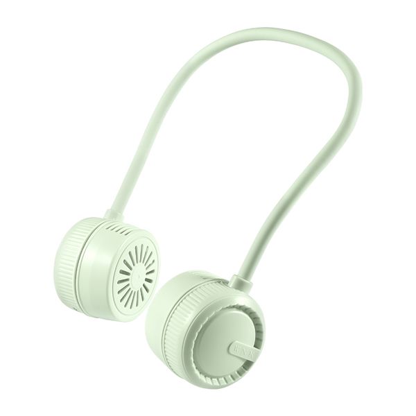 New USB 360 Degree Rotating Hanging Mini Sports 3-Speed Adjustable Neck Dual Fan Home Office