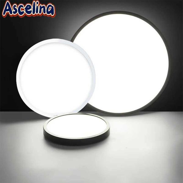 Ultra-thin LED Ceiling Light Minimalist Black White 23-40cm Lamps For Bedroom Living Room Restaurant Study Illumination Fixtures Z250120