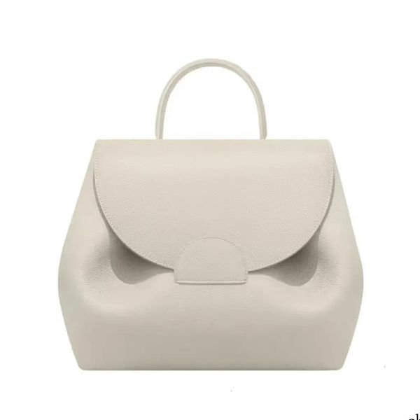 Designer Polen Le Cyme Mini Tonca Textured Duo Shoulder Camel Numero Un Nano Ma Tote Women Cross Body Bags Lady Handbag Leather Bag Half Moo