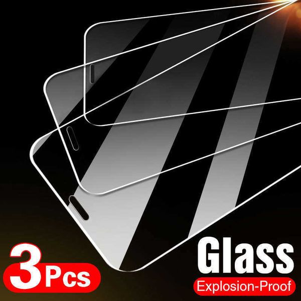 3PCS Tempered Glass For Samsung Galaxy A52S A73 5G A53 A10 A13 A72 A71 Screen Protector For Samsung A12 A52 A32 A51 A50 A21S A30