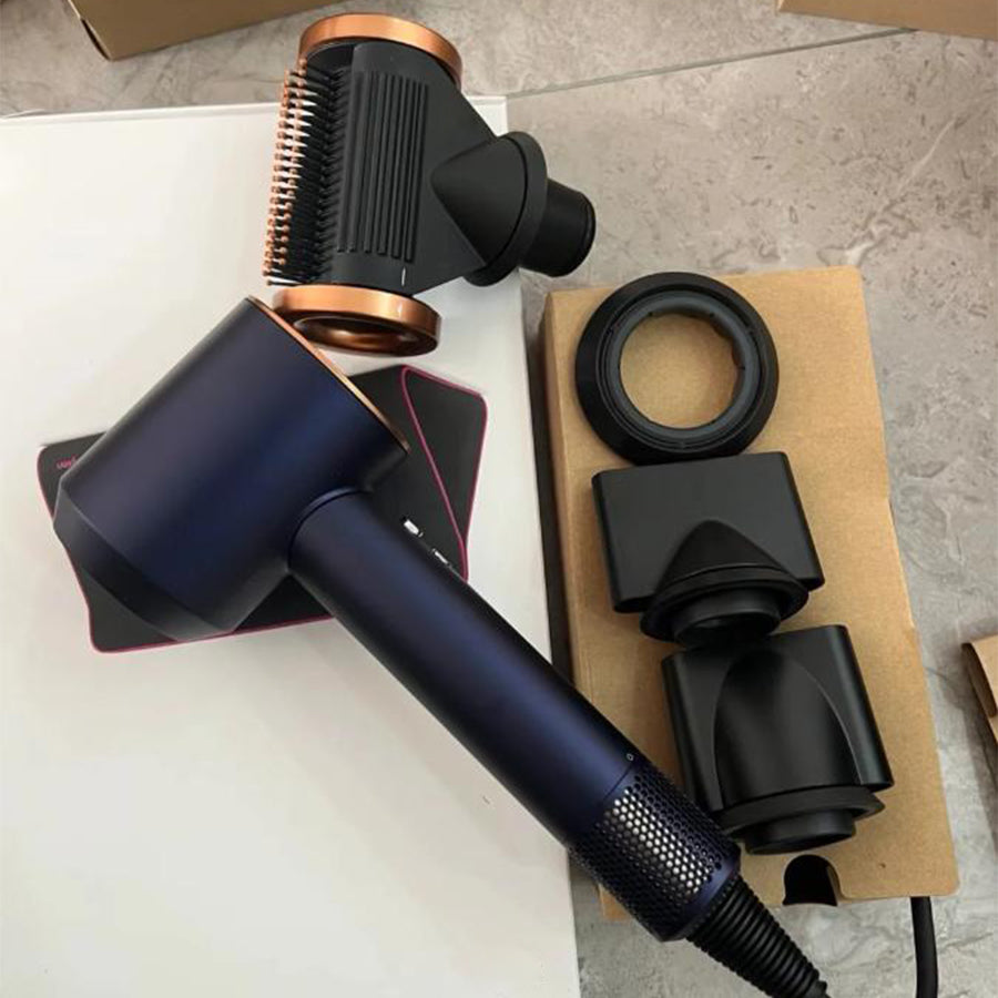 Hair Dryers Air Wrap Anion Mute Designer Hair dryer HD08 Safety Powerful Electric Egative Ionic Professional negative Quick-dry Blow Hair Drier Trav