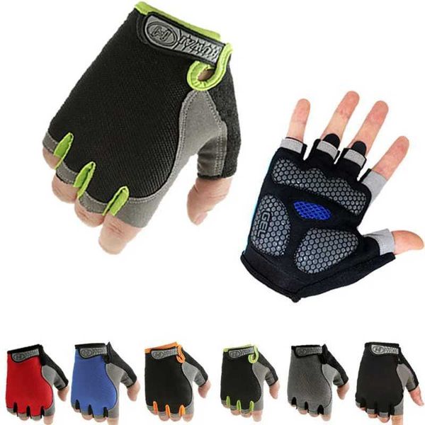 Cycling Gloves MTB Road Riding Gloves Anti-slip Cam Hiking Gloves Gym Fitn Sports Bike Bicyc Glove Half Finger MenXJ2412078