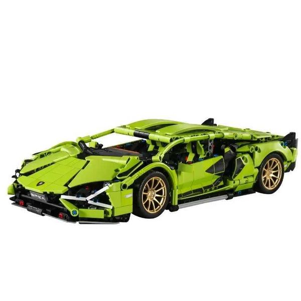 Blocks Technicial MOC 9913 Sian FKP 37 Racing Super Sport Car Supercar SportCar Model 1280PCS Building Blocks Brick Puzzle Toys Gift M250207