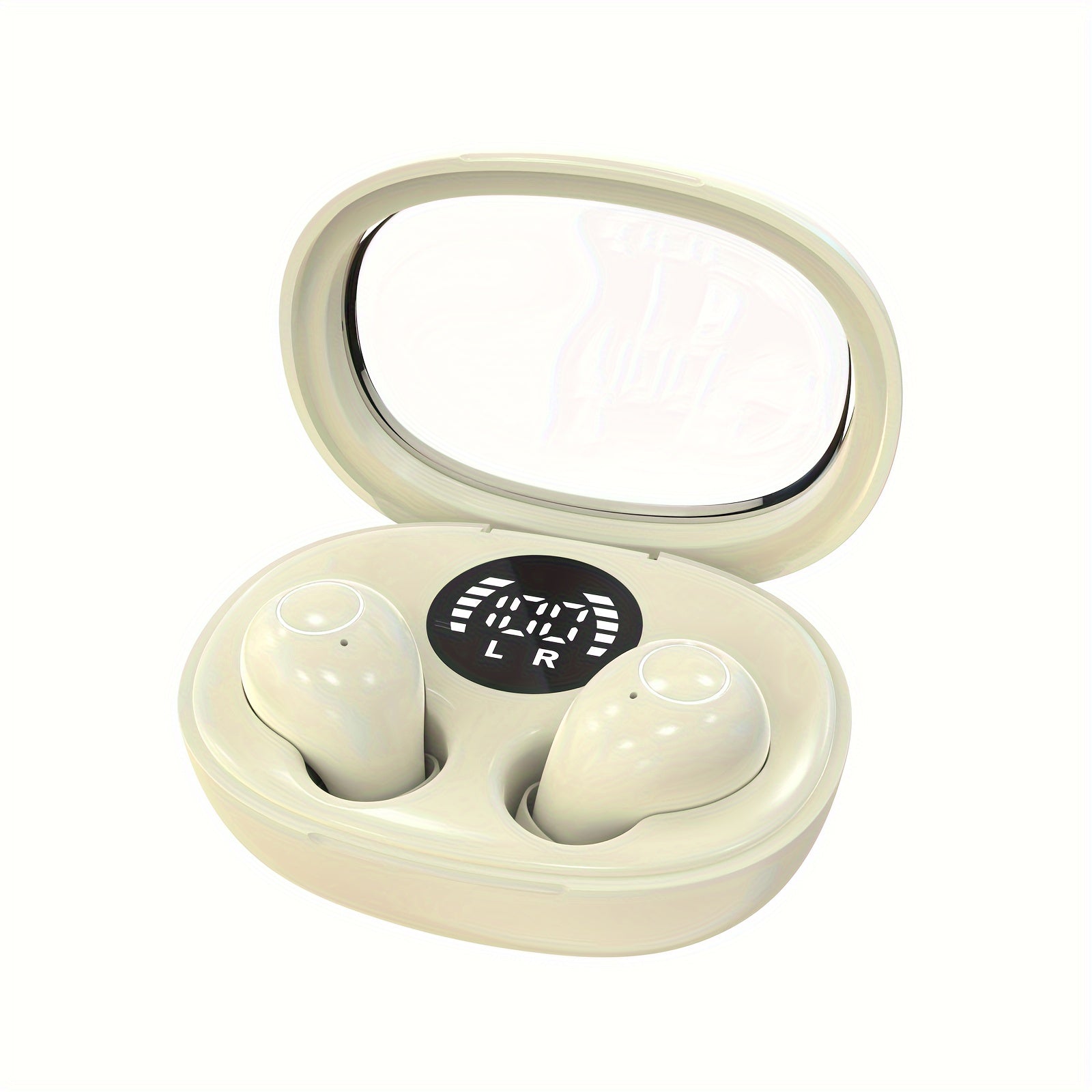 TEMU Sk32 Wireless Earbuds, Mini Invisible Earphones, Sleep Earplugs, Side Sleeping Headset, With Microphone For Calling, Hifi Stereo Headphones,