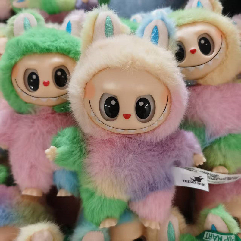 high-quality Labubu plush toys full series blind boxes V1 V2 V3 V4 cute plush toys decorative accessories dolls Plush Keychain factory outlet