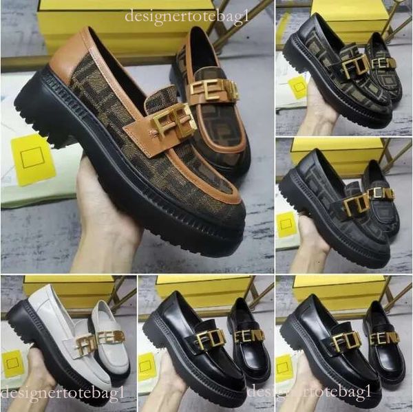 Designer Domino Loafers luxury Loafers Women Feel nappa leather loafers Fashion Platform Shoes Outdoors Baguette loafers Flat Shoes Size 35-