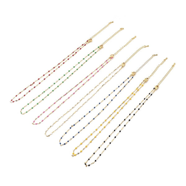 Collares de cadena de eslabones de acero inoxidable 304