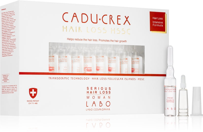 CADU-CREX HSSC Serious Hair Treatment für Frauen gegen starken Haarausfall für Frauen 20x3,5 ml