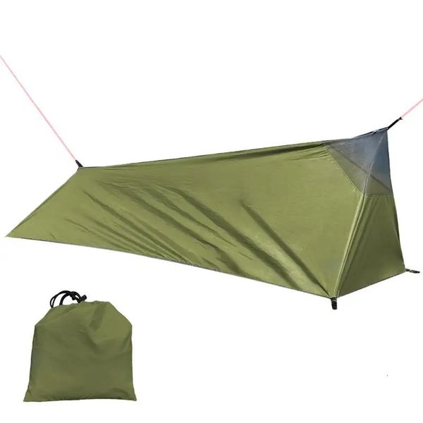 A Tower Ultralight Tent 1 Person Camping Portable Canopy Hiking Mountaining Backpacking Waterproof Single 240220