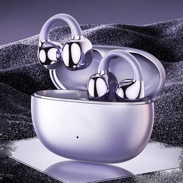 Wireless Headset Bluetooth Earphone Ear Bone Conduction Stereo Open Ear Headphone Apple PRO max Long Play Time For Iphone Mobile Phones Ear