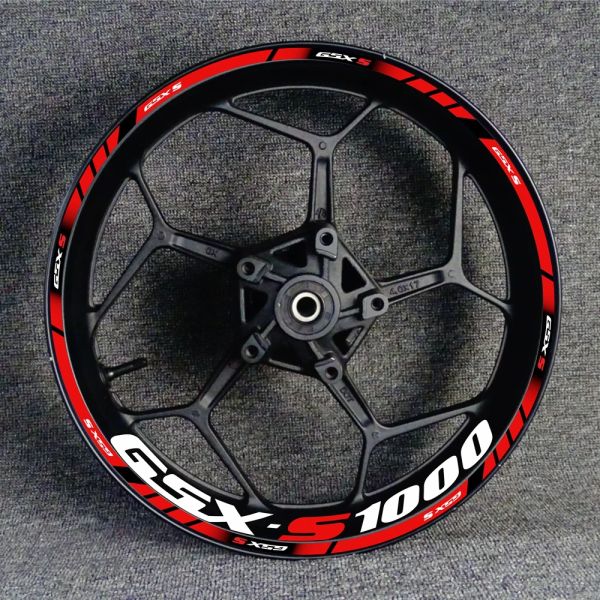 17 Inch Rim Suzuki GSX-S Gsxs150 Gsxs750 Gsxs1000 Logo Protective Decal Modified Wheel Hub Waterproof Reflective Sticker