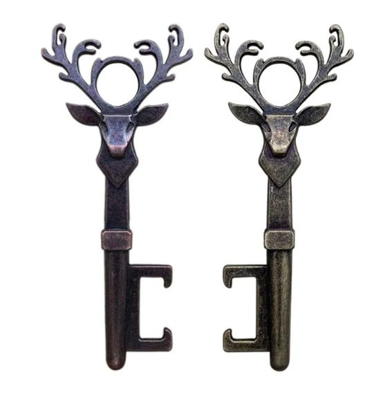 Deer Vintage Creative Key Christmas Gift Zinc Alloy Rabbit Head Key Beer Bottle Opener 0523