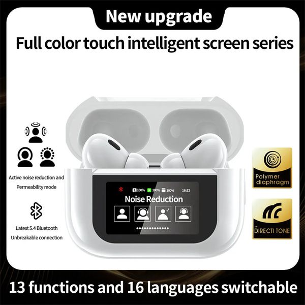 TWS Wireless Earbuds LED earphones headphone auriculares cuffie Headphones A9Pro Earphone Bluetooth compatible Headset with Mic Earbud noise