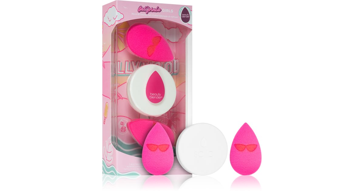 beautyblender® Set de mezcla y limpieza California Girls para una piel perfecta 3 piezas