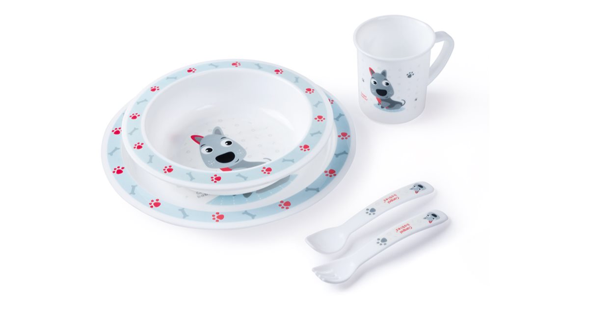 Canpol babies Cute Animals cutlery set 12 months + dog