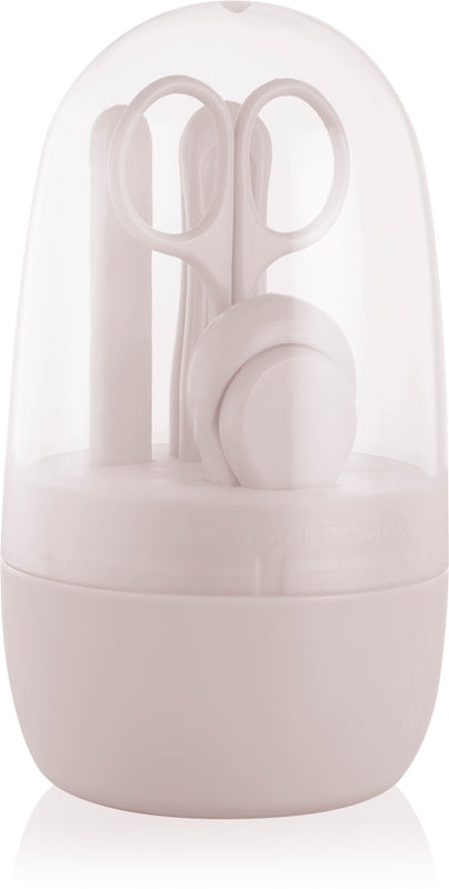 Canpol babies Set de cuidado de uñas Set de manicura infantil rosa