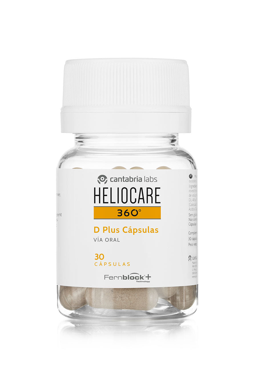 Cantabria, Heliocare 360Âº D Plus, Vitamina D, Protezione Solare, Integratori, 30 pz