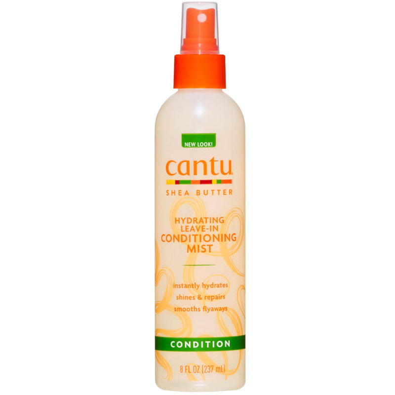 Spray hidratant fără clătire cu unt de shea Cantu 237 ml