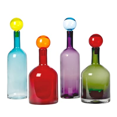 Pols Potten - Carafe Bubbles - Multicolore - Verre teinté dans la masse - Designer Pols Potten Studio