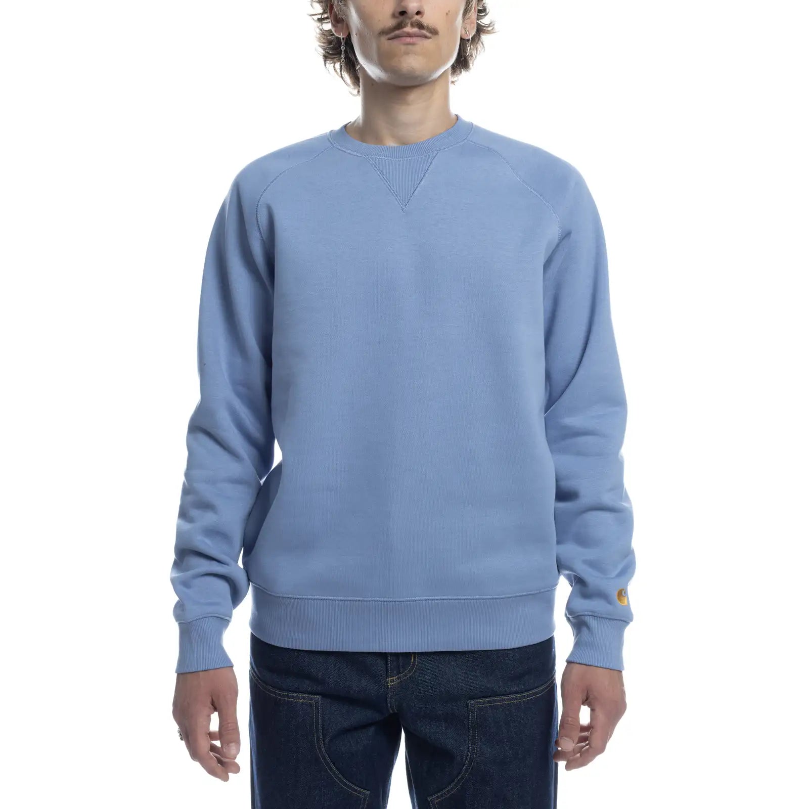 Carhartt WIP Chase Sweatshirt "Charm Blue Gold" (I033660-29XXX)