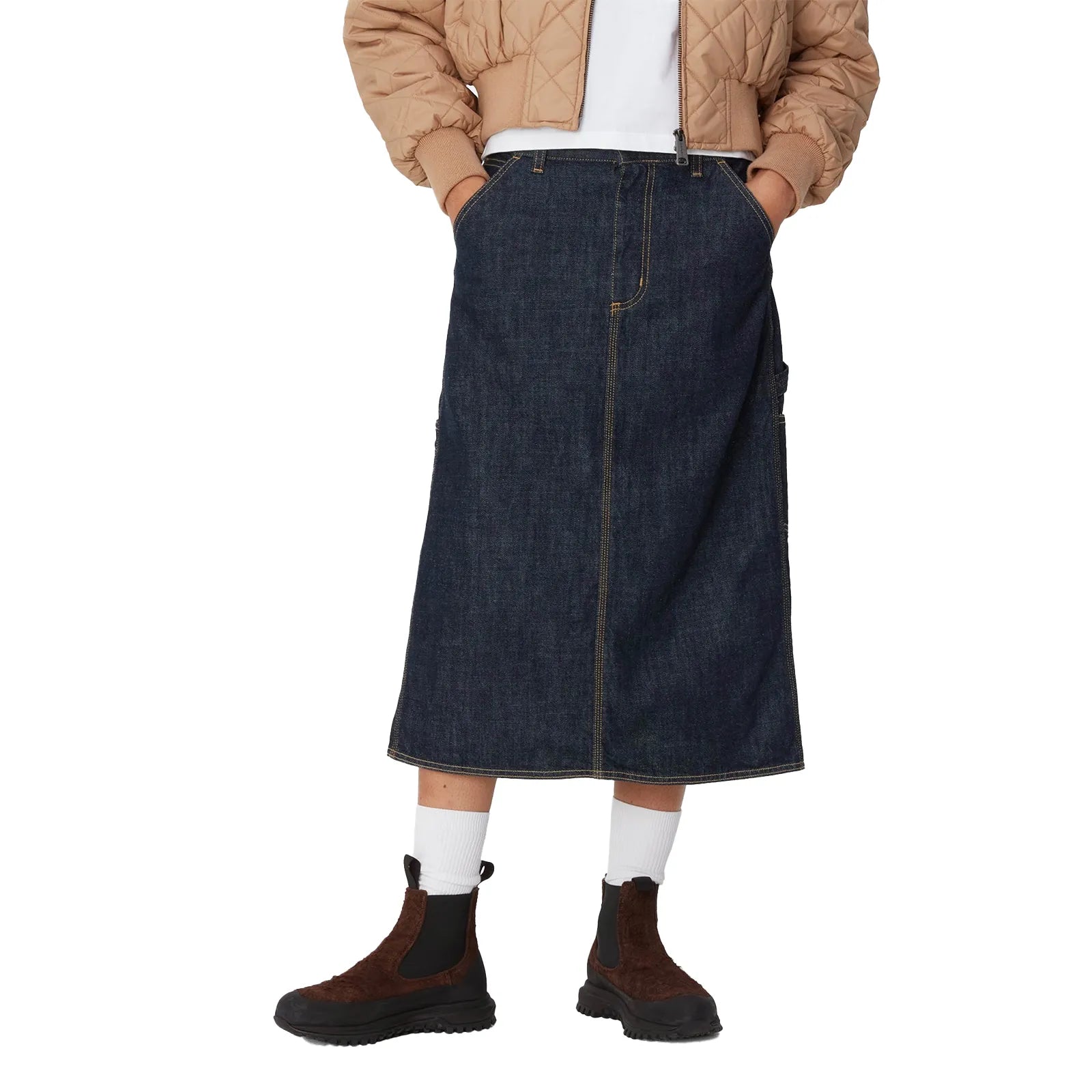 Carhartt WIP Single Knee Skirt W "Blue" (I034224-0102)