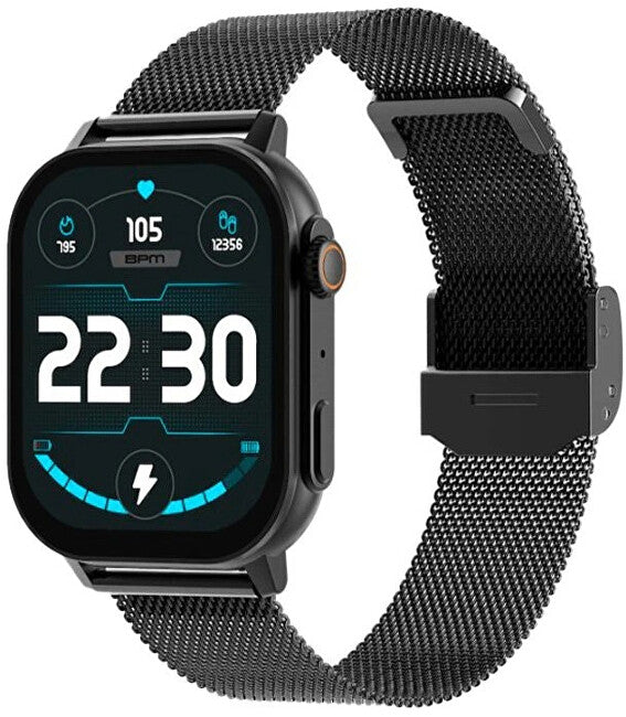 Carneo Smartwatch Carneo Zephyr ULTRA HR+ czarny ZESTAW