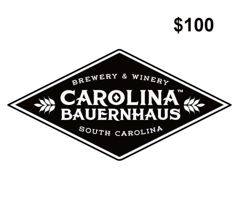 Carolina Bauernhaus Brewery & Winery $100 Gift Card US