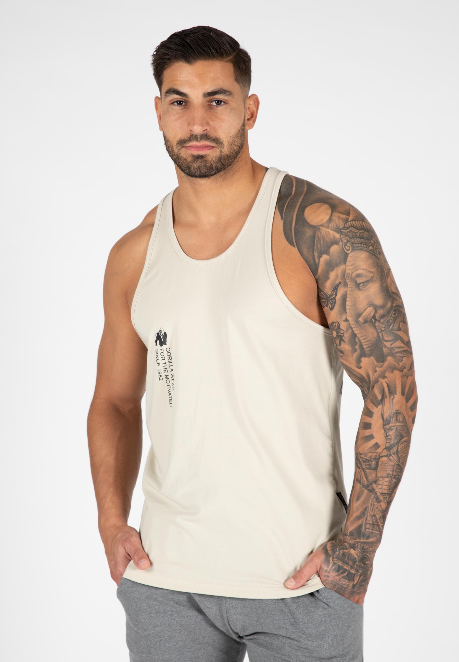 Carrizo Tank Top - Beige - S
