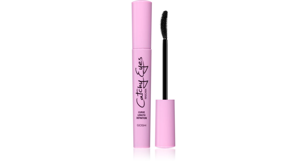 Gosh Catchy Eyes Allergy Certified Volumizing Mascara dla wrażliwych oczu Kolor 001 Czarny 8 ml