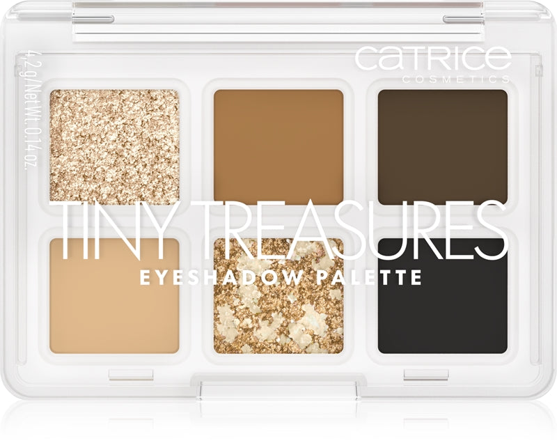Catrice Tiny Treasures Lidschatten-Palette Farbe 010 Everyday Essentials 4,2 g