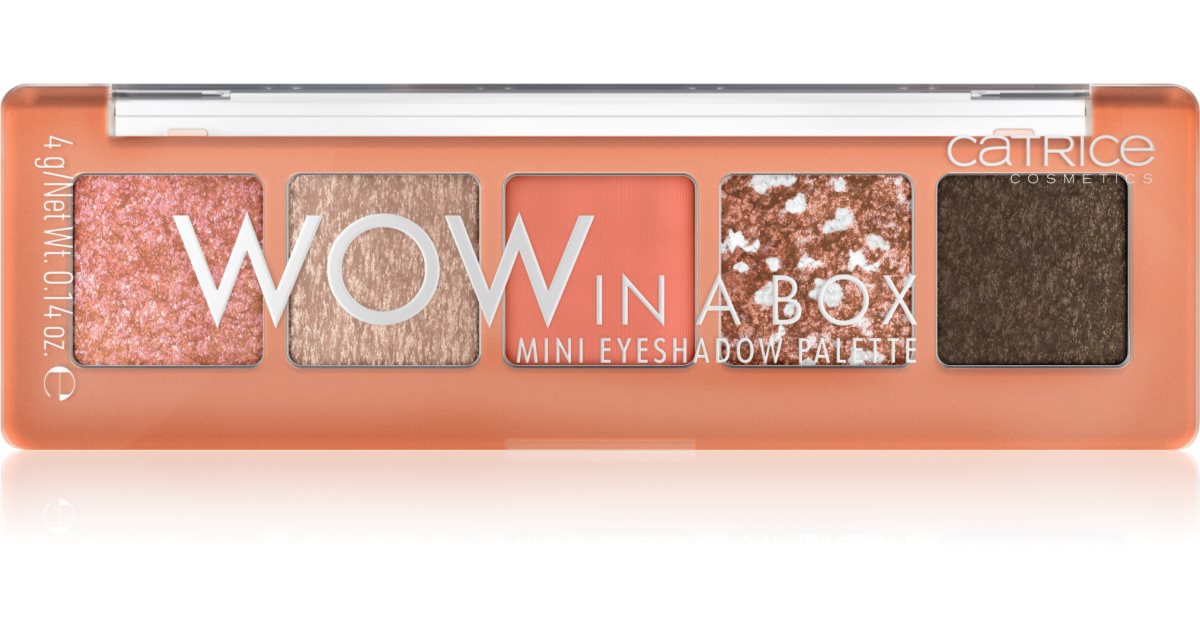 Catrice Wow In einer Box Mini-Lidschatten-Palette 010-Peach Perfect 4g