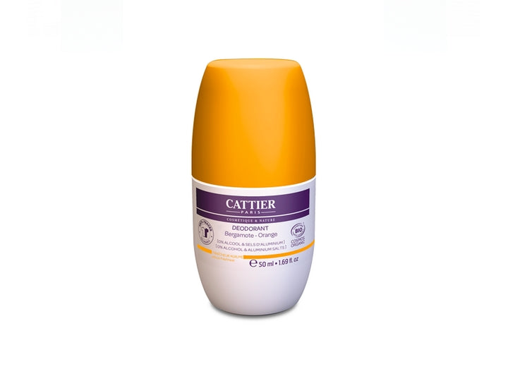 Cattier Deodorant Bergamott & Orange Sitrus Friskhet BIO 50ML