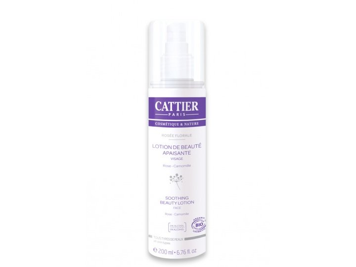Cattier Rosée Florale Soothing Beauty Lotion for Ansiktet Rosa Kamille ØKOLOGISK 200ML