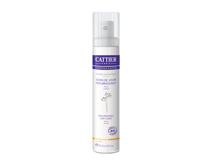 Cattier Secret Botanique Ingrijire nutritiva de zi piele uscata si sensibila Jojoba roz BIO 50ML
