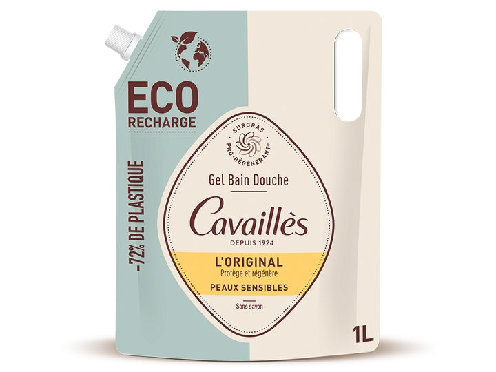 Cavaillès dusjgelé - L'Original - Sensitiv hud 1 L - ECO-RECHARGE