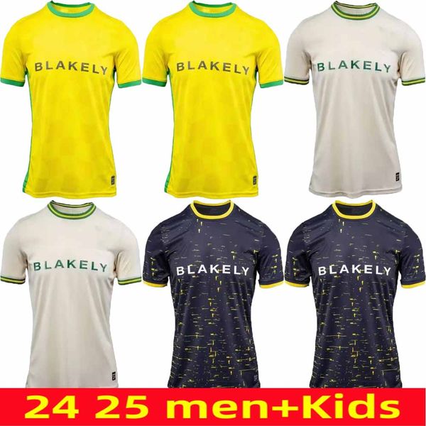 24 25 Norwich Soccer Jerseys Retro 1992 94 BORJA SAINZ FASSNACHT 2024 2025 SARGENT MCLEAN HERNANDEZ CORDOBA Football Shirts Men Uniforms Kid