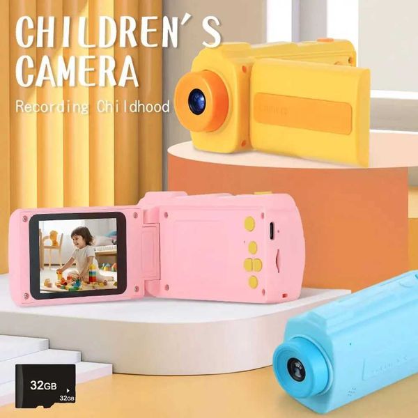 Toy Cameras Kids Video Camcorder 1080P 20 MP High Resolution Portable Mini Digital Camera with 2.4 Inch Large Display Screen Birthday GiftsL