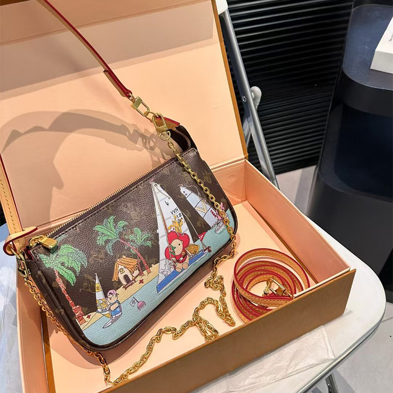 10A Luxury designer wallet handbag women&#039;s luxury wallet coin wallet small wallet card holder organizer letter wallet leather handbag women&#03