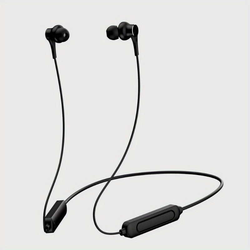 TEMU Magnetic Wireless Earbuds, Sweatproof Sports Earphones With Neckband, Hanging Style Headphones, Magnetic Earbuds