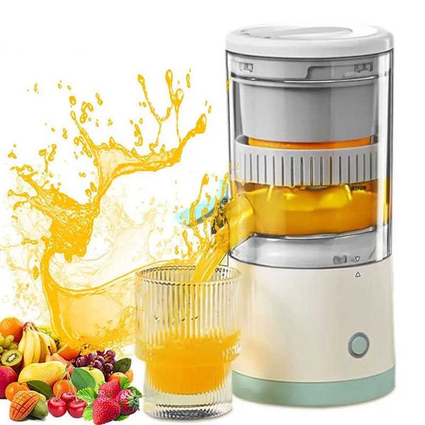 Juicers Portable Wireless Orange Juicer USB Rechargeable Multifunctional Household Juice Machine Mini Juicer Cup Electric Juicer 3000mAh P23